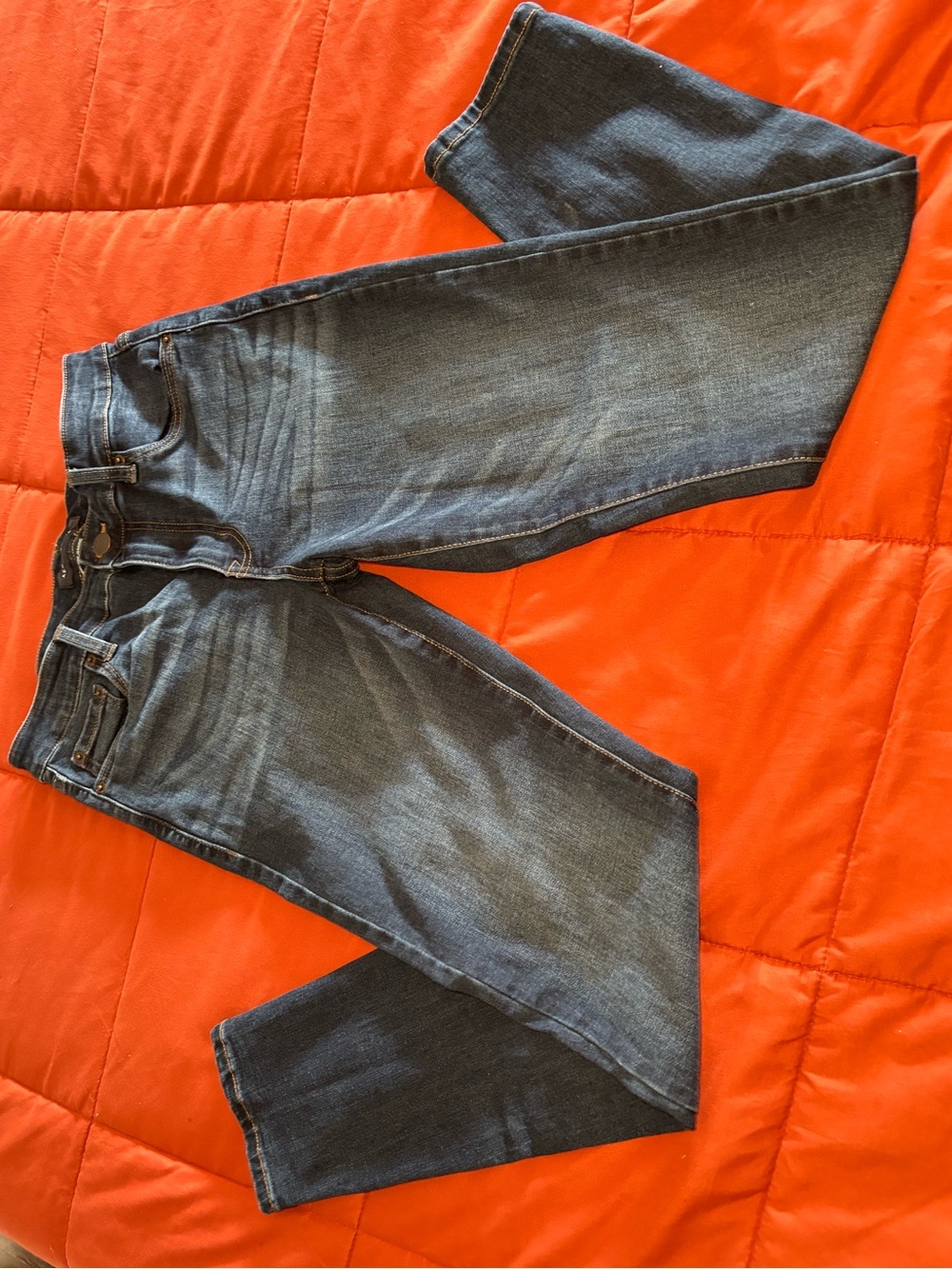Aeropostale High Rise Jeggings Skinny Jeans - Dark Blue Wash Stretchy & Comfy